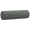 Throw Pillows 2 pcs Dark Gray √ò5.9"x19.7" Fabric