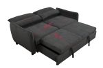 75 " 3 in 1 Convertible Sleeper Sofa Bed, Modern Fabric Loveseat Futon Sofa Couch w/Pullout Bed, Small Love Seat Lounge Sofa w/Reclining Backrest, Fur