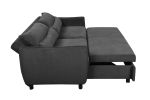 75 " 3 in 1 Convertible Sleeper Sofa Bed, Modern Fabric Loveseat Futon Sofa Couch w/Pullout Bed, Small Love Seat Lounge Sofa w/Reclining Backrest, Fur