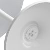 32"Modern Round Dining Table with Round MDF Table Top; Metal Base Dining Table;  End Table Leisure Coffee Table; White