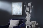 Ultra-Modern 1pc Table Lamp, LED Night Light Chrome Finish Metal Base Luxury Lamp Ornamental Style Filament Styled Flowers Living Room Lamp, Bedroom L