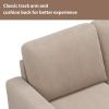 Reversible Sectional Couch with Storage Chaise L-Shaped Sofa for Apartment Sectional Set ,Sectional Sofa with Ottoman,Nailhead Textured Linen Fabric 3
