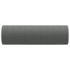 Throw Pillows 2 pcs Dark Gray √ò5.9"x19.7" Fabric