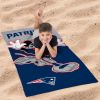 Official NFL-Mickey Mouse Hugger "splash" with Beach Towel - Patriots