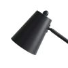 64 inch Black Architect Floor Lamp, Matte Metal Finish