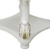 ACME Vendom End table, Antique Pearl Finish LV01328