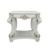 ACME Vendom End table, Antique Pearl Finish LV01328