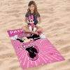 Official NFL Minnie Mouse Hugger "Spirit" with Beach Towel - PATRIOTS