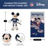 Official NFL-Mickey Mouse Hugger "splash" with Beach Towel - Patriots